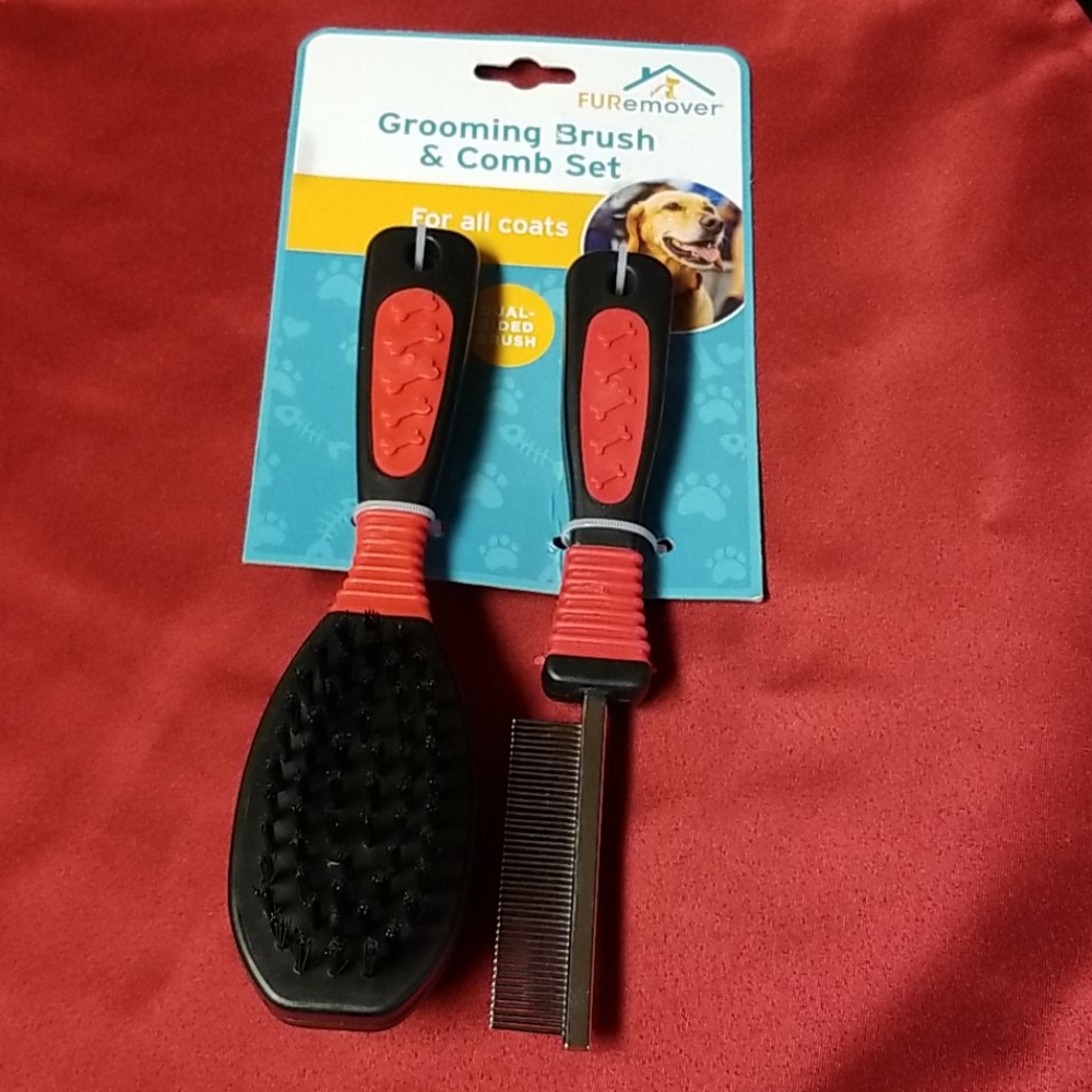 Grooming Brush & Comb Set